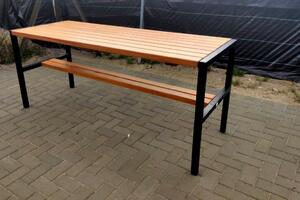 NaK Záhradný stôl W120a, 150 cm, palisander