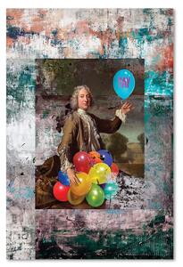 Obraz na plátne Muž s balónmi - Jose Luis Guerrero Rozmery: 40 x 60 cm