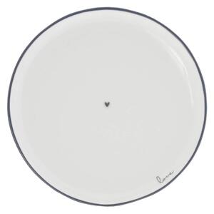 Dezertný tanier White/Little Love 16cm
