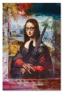 Obraz na plátne Mona Lisa s gitarou - Jose Luis Guerrero Rozmery: 40 x 60 cm