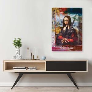Obraz na plátne Mona Lisa s gitarou - Jose Luis Guerrero Rozmery: 40 x 60 cm