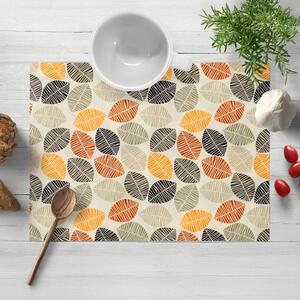 Biante Dekoračné prestieranie na stôl PML-072 Jesenné listy na krémovom 30x40 cm