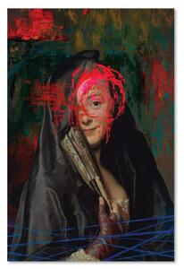 Obraz na plátne Poškriabaný portrét ženy - Jose Luis Guerrero Rozmery: 40 x 60 cm