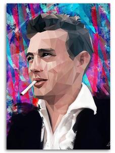 Obraz na plátne Portrét muža s cigaretou v ústach - Cantu Rozmery: 40 x 60 cm