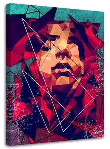 Obraz na plátne Tvár zasnenej ženy abstraktná - Cantu Rozmery: 40 x 60 cm