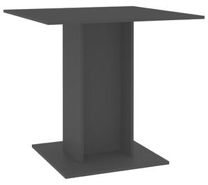 Jedálenský stôl, čierny 80x80x75 cm, kompozitné drevo