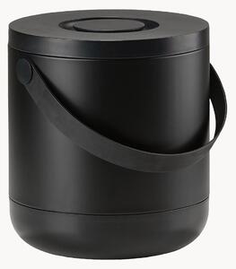 Kovový odpadkový kôš Circular Black