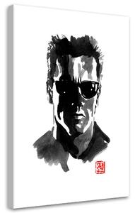 Obraz na plátne Terminátor, Arnold Schwarzenegger - Péchane Rozmery: 40 x 60 cm