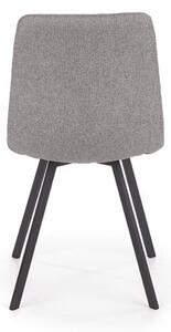 Jedálenská stolička K402 - sivá