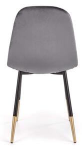 Jedálenská stolička K379 - sivá