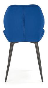 Jedálenská stolička K453 - modrá