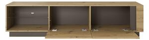 TV stolík ARTENS 187 s LED | dub artisan/grafit