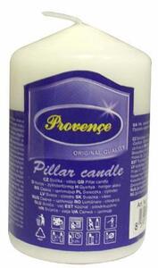 Provence Neparfumovaná sviečka PROVENCE 8cm biela