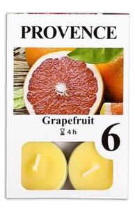 Provence Čajová sviečka PROVENCE 6ks grapefruit
