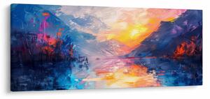 Obraz - Maľba krajiny (120x50 cm)
