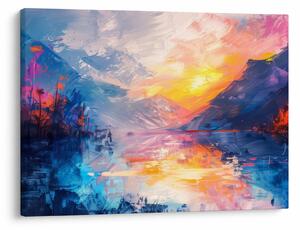 Obraz - Maľba krajiny (70x50 cm)