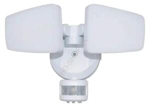 Vonkajší biely LED reflektor s PIR senzorom 24W / 3000K / 4000K / 6000K (LFX125)
