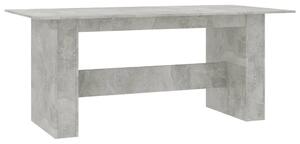 Jedálenský stôl betónovo-sivý 180x90x76 cm drevotrieska