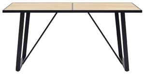 Jedálenský stôl, dubová farba 140x70x75 cm, MDF