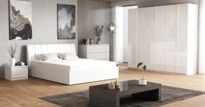 Manželská posteľ TANIA, 172x94x206,4, biela