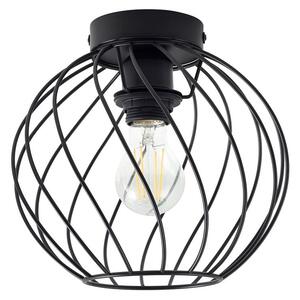 Stropné Lampa Lindby, Danika, stmievateľné, Čierna, Obývacia izba, Kov, Moderný