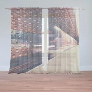 Sablio Záclony Metro na farebnej stanici: 2ks 150x250cm