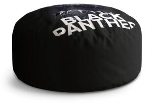 Sablio Taburet Circle BLACK PANTHER Scrape: 38x48 cm