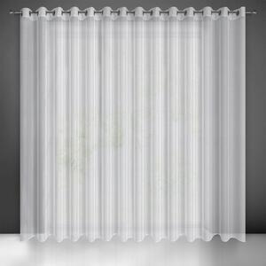 ZÁCLONA NA KRÚŽKOCH LOARA 300X250 CM BIELA