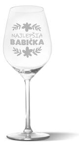 Sablio Pohár na víno Najlepšia babička 49 cl
