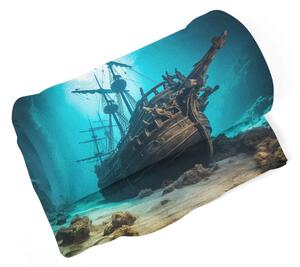Sablio Deka Vrak drevenej lode na dne mora - 150x120 cm