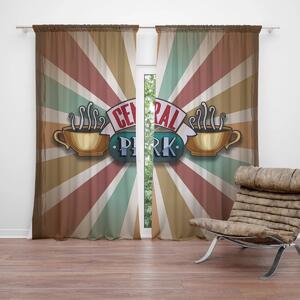 Sablio Záves Seriál Priatelia CENTRAL PERK Abstrakcia: 2ks 140x250cm