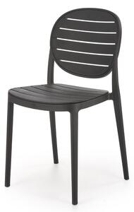 Halmar Jedálenská stolička K529 - bílá/natural