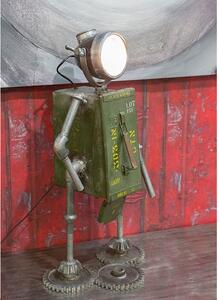 Industriál stolná lampa GREEN ROBOT
