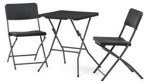 Set záhradného nábytku sivý AZS-L2161 GREY