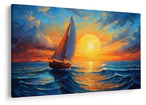Obraz - Plachetnica (90x60 cm)