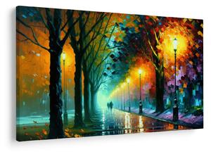Obraz - Nočná prechádzka (90x60 cm)