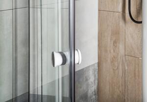 Aqualine AMICO sprchové dvere výklopné 1040-1220x1850 mm, číre sklo