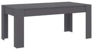 Jedálenský stôl, sivý 180x90x76 cm, drevotrieska