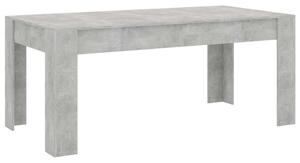 Jedálenský stôl, betónovo sivý 180x90x76 cm, drevotrieska
