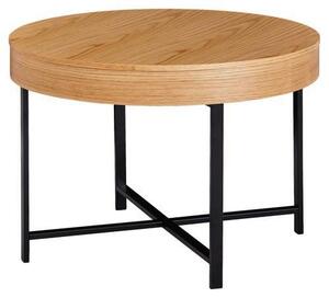 KONFERENČNÝ STOLÍK, farba duba, drevo, kompozitné drevo, 69/69/49 cm MID.YOU - Stolíky do obývačky, Online Only