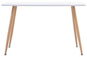 Jedálenský stôl, bielo dubový 120x60x74 cm, MDF