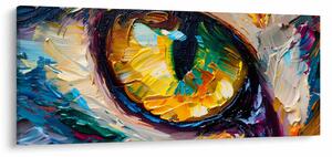 Obraz - Maľba mačacieho oka (120x50 cm)