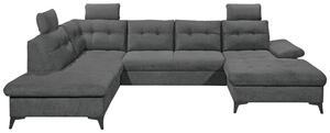 SEDACIA SÚPRAVA, textil, grafitová MID.YOU - Sedačky, Online Only