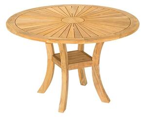 Záhradný stôl COLOSSEUM, Ø120cm, teak