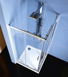 Polysan EASY LINE štvorcová sprchová zástena 800x800mm, číre sklo