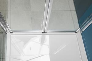 Polysan EASY LINE štvorcový sprchovací kút 800x800mm, skladacie dvere, L/P variant, číre sklo