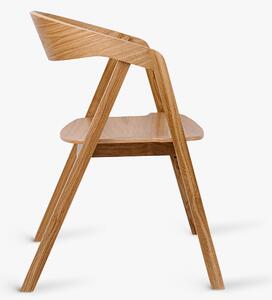 Stohovateľná dubová stolička GURU
