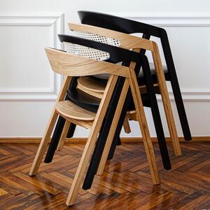 Stohovateľná dubová stolička GURU