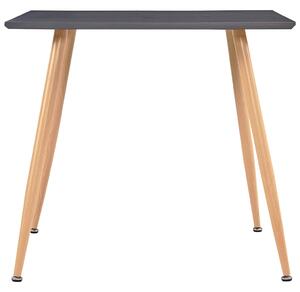 Jedálenský stôl, sivo dubový 80,5x80,5x73 cm, MDF