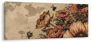 Obraz - Včelia lúka II. (120x50 cm)